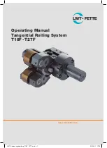 LMT FETTE T18F Operating Manual preview