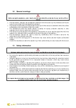 Preview for 5 page of LNI NG CASTORE XL iQ 20 Operating Manual