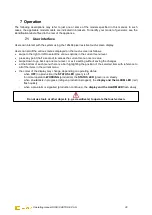 Preview for 33 page of LNI NG CASTORE XL iQ 20 Operating Manual