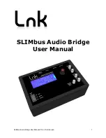 Предварительный просмотр 1 страницы Lnk SLIMbus User Manual