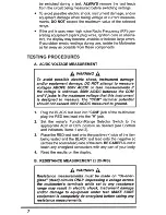 Preview for 8 page of lnnova 10 MegOhms Owner'S Manual