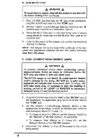 Preview for 10 page of lnnova 10 MegOhms Owner'S Manual