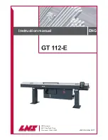 Preview for 1 page of LNS GT 112-E Instruction Manual