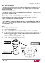 Предварительный просмотр 47 страницы LNS GT 112-E Instruction Manual