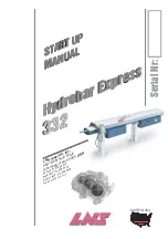 LNS Hydrobar Express 332 Startup Manual предпросмотр