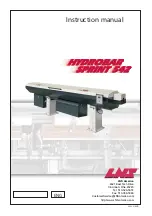 LNS HYDROBAR SPRINT 542 Instruction Manual preview