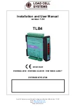 Load Cell Systems TLB4 Installation And User Manual предпросмотр