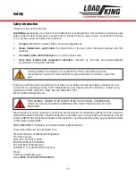 Preview for 17 page of LOAD KING 35-127 M Operator'S Manual