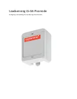 Loadsensing LS-G6 Piconode Manual предпросмотр