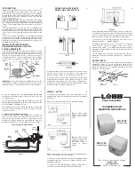 Lobb WA-2700 Installation And Operation Instructions For preview