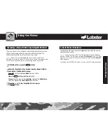 Preview for 26 page of LOBSTER 485 Owner'S Manual