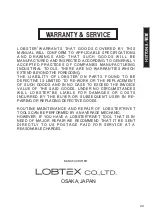 Preview for 23 page of LOBSTER ARV-015MX Instruction Manual