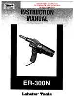 LOBSTER ER-300N Instruction Manual preview