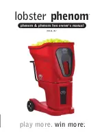 LOBSTER Phenom Owner'S Manual preview