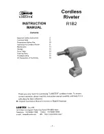 LOBSTER R1B2 Instruction Manual preview