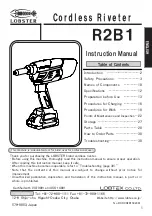 LOBSTER R2B1 Instruction Manual preview