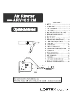 Lobtex ARV-022M Operation Manual preview