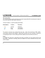 Preview for 2 page of Local Control Network LCN-BT4H Installation Manual