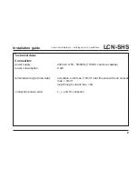 Preview for 9 page of Local Control Network LCN-BT4H Installation Manual