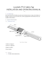 Предварительный просмотр 1 страницы Locatechs LocaSafe PT10 Installation And Operating Manual