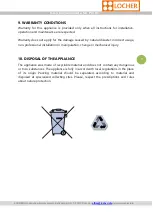 Preview for 7 page of Locher 162012 User And Installation Manual