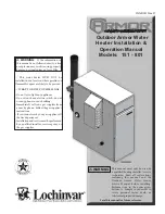 Предварительный просмотр 1 страницы Lochinvar 151 - 801 Operation Manual