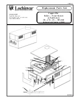 Предварительный просмотр 1 страницы Lochinvar CFII2-33 Replacement Parts List