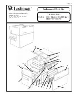 Предварительный просмотр 1 страницы Lochinvar CH/CF/CP 300-750 Replacement Parts List