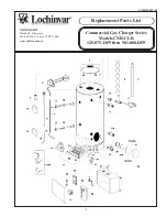 Предварительный просмотр 1 страницы Lochinvar CLR 125-075-DF9 thru 501-080-DF9 Replacement Parts List