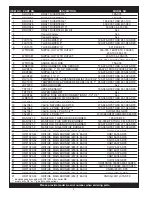 Предварительный просмотр 2 страницы Lochinvar CLR 125-075-DF9 thru 501-080-DF9 Replacement Parts List