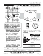 Предварительный просмотр 1 страницы Lochinvar COMMERCIAL GAS WATER HEATERS Instruction Manual