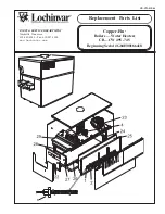 Lochinvar Copper-Fin CB--CW 495 -745 Replacement Parts List предпросмотр