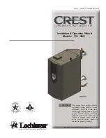 Lochinvar Crest FBL0751 Installation & Operation Manual preview