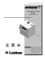 Lochinvar Efficiency-Pac EW 150 -- 300 Installation & Service Manual preview