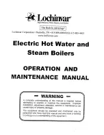 Предварительный просмотр 1 страницы Lochinvar Electric Hot Water and Steam Boilers Operation And Maintenance Manual