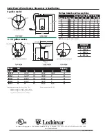 Preview for 2 page of Lochinvar JR-SUB-07 Submittal Sheet