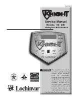 Preview for 1 page of Lochinvar Knight 80 - 285 Service Manual