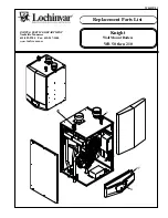 Lochinvar Knight WB 50 thru 210 Replacement Parts List предпросмотр