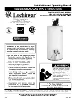 Lochinvar LB Series Installation And Operating Manual preview