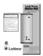 Preview for 1 page of Lochinvar Lock Temp SJS060 Installation & Operation Manual