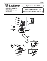 Lochinvar LVN(L) 041 Replacement Parts List предпросмотр