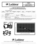 Lochinvar PUMP-REC-05 REV B Supplementary Manual preview