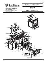 Lochinvar RW 090-360 Replacement Parts List preview