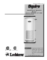 Lochinvar Squire SIT040DW Installation & Operation Manual preview