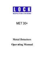 Lock Inspection Systems MET 30+ Operating Manual preview