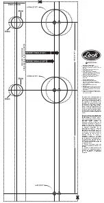 Preview for 2 page of Lock LGAL10LA Installation Instructions