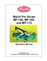 Предварительный просмотр 1 страницы Locke MP-148, MP-160, MP-172 Operator'S Manual