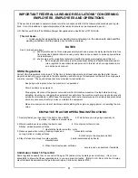 Предварительный просмотр 4 страницы Locke TR-30 Operators Operator'S Manual