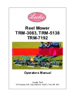 Locke TRM-3083, TRM-5138, TRM-7192 Operator'S Manual предпросмотр