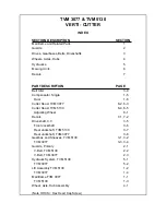 Предварительный просмотр 2 страницы Locke TVM-3077 Parts Manual